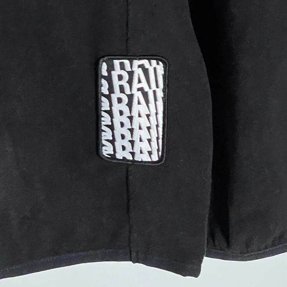 New! Rains Black Fleece Half Zip Pullover Top nwt 29700 - Picture 6 of 15